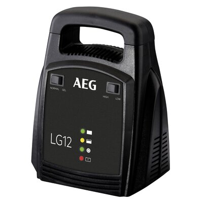 AEG Automotive 10274 ładowarka do akumulatorów LG (12 V, 12 amperów, wskaźnik LED, ładowarka podtrzymująca)