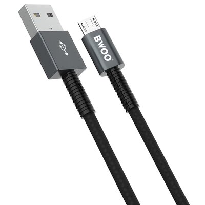 BWOO Kabel USB MicroUSB BWOO X211V 1m Czarny GSM113483