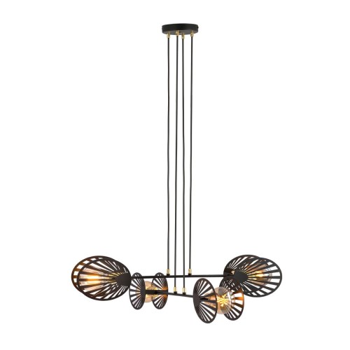 Emibig PLAYA 4 BLACK 1146/6 lampa wisząca oryginalny Design nowoczesna 1146/6