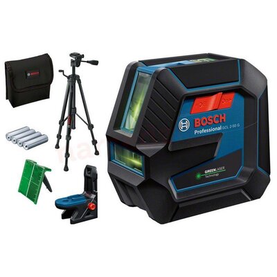 Bosch Laser liniowo-punktowy ze statywem GCL 2-50 G/BT 150  0601066M01