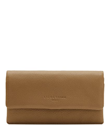 Liebeskind Berlin Berlin Portfel Slam, duży (wys. x szer. x gł.) 10 cm x 18,5 cm x 2,5 cm), czarny, sepia, Large (HxBxT 10cm x 18.5cm x 2.5cm ) 2105198006