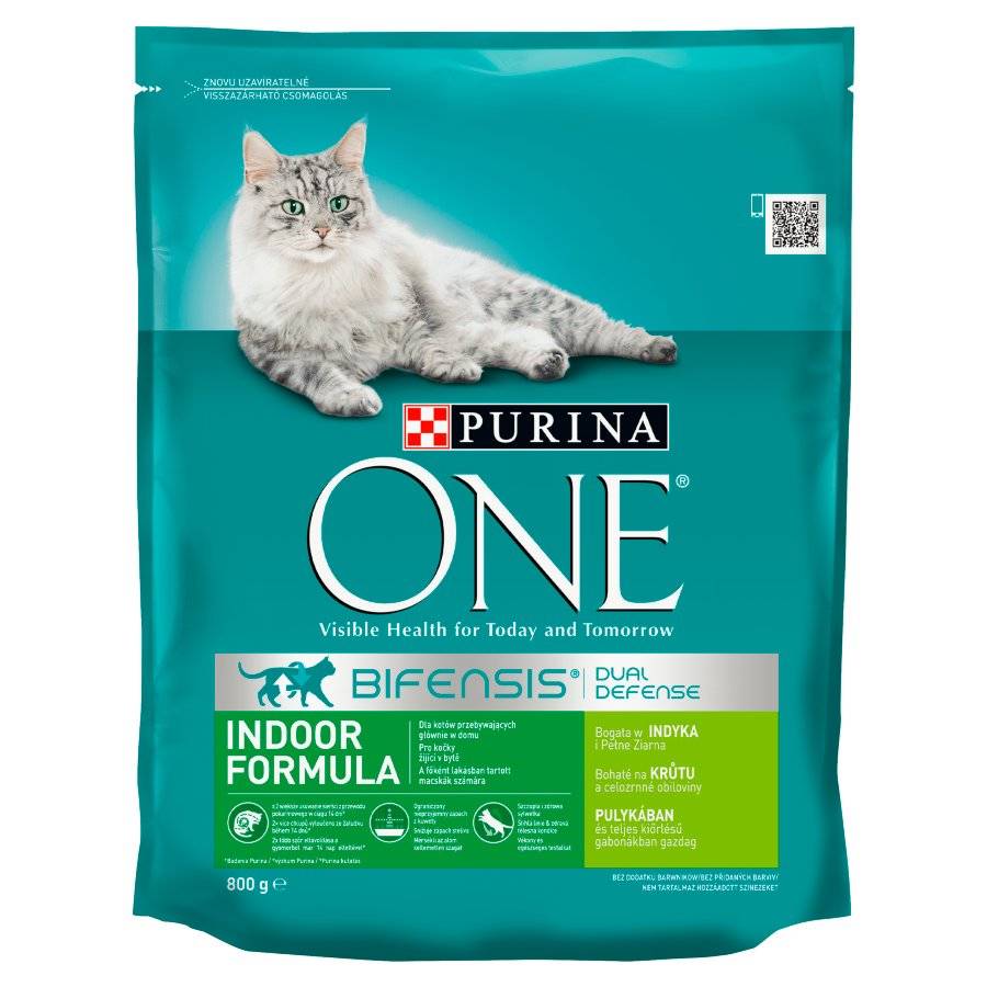 Purina One Cat Indoor Karma z indykiem dla kota 800 g