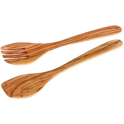 Fackelmann Salatbesteck OLIVE - Łyżki drewniane, 30cm (30855)
