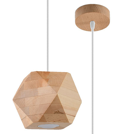 Geometryczna lampa wisząca nad wyspę - 3X S467 H7-E30