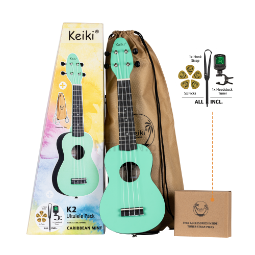 Ukulele sopranowe + akcesoria K2-CBM