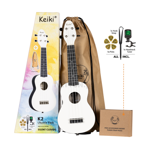 Ukulele sopranowe + akcesoria K2-SCL