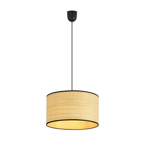Emibig ASTON 1 RATTAN 1149/1 lampa wisząca regulowana abażur dużo światła 1149/1