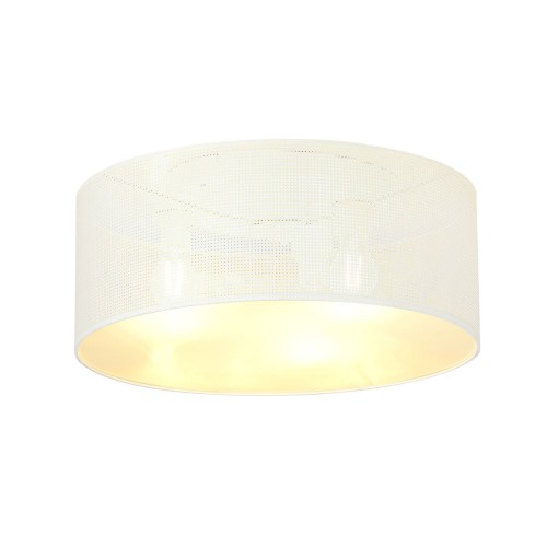 Emibig Aston plafon 3-punktowy biała/złota 1147/3 1147/3