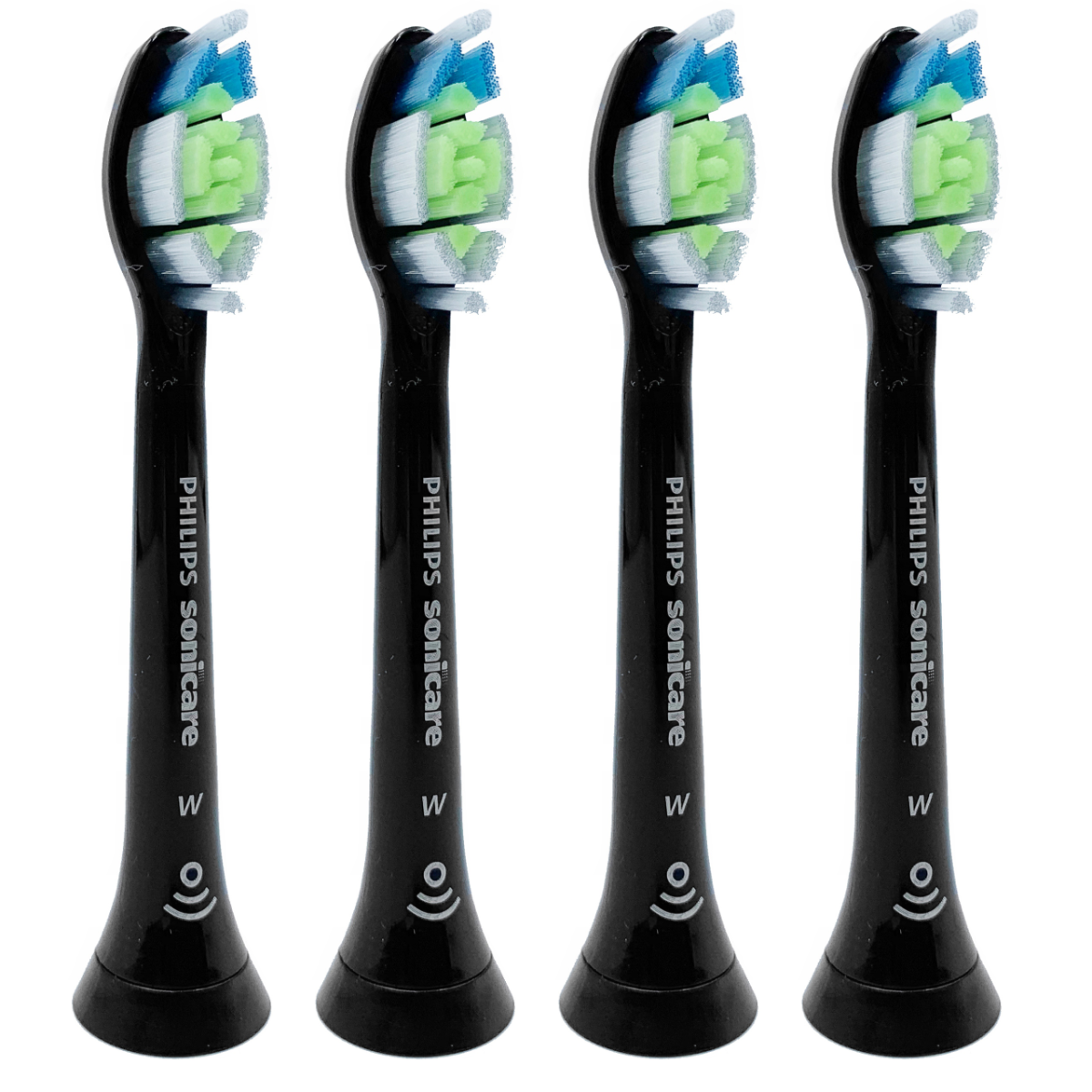 Philips Końcówki szczoteczki Diamond Clean HX6068 czarne x4
