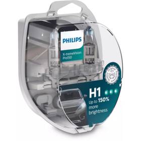 Auto żarówka Philips H1 X-tremeVision Pro150, 2 ks (12258XVPS2)