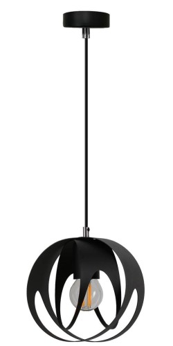 Lampex Molly lampa wisząca 1-punktowa czarna LPX0097/1