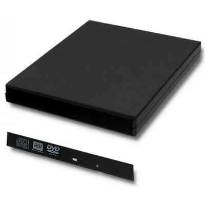 Qoltec Obudowa/kieszeń na napęd optyczny CD/DVD SATA USB 2.0 12.7mm 51866