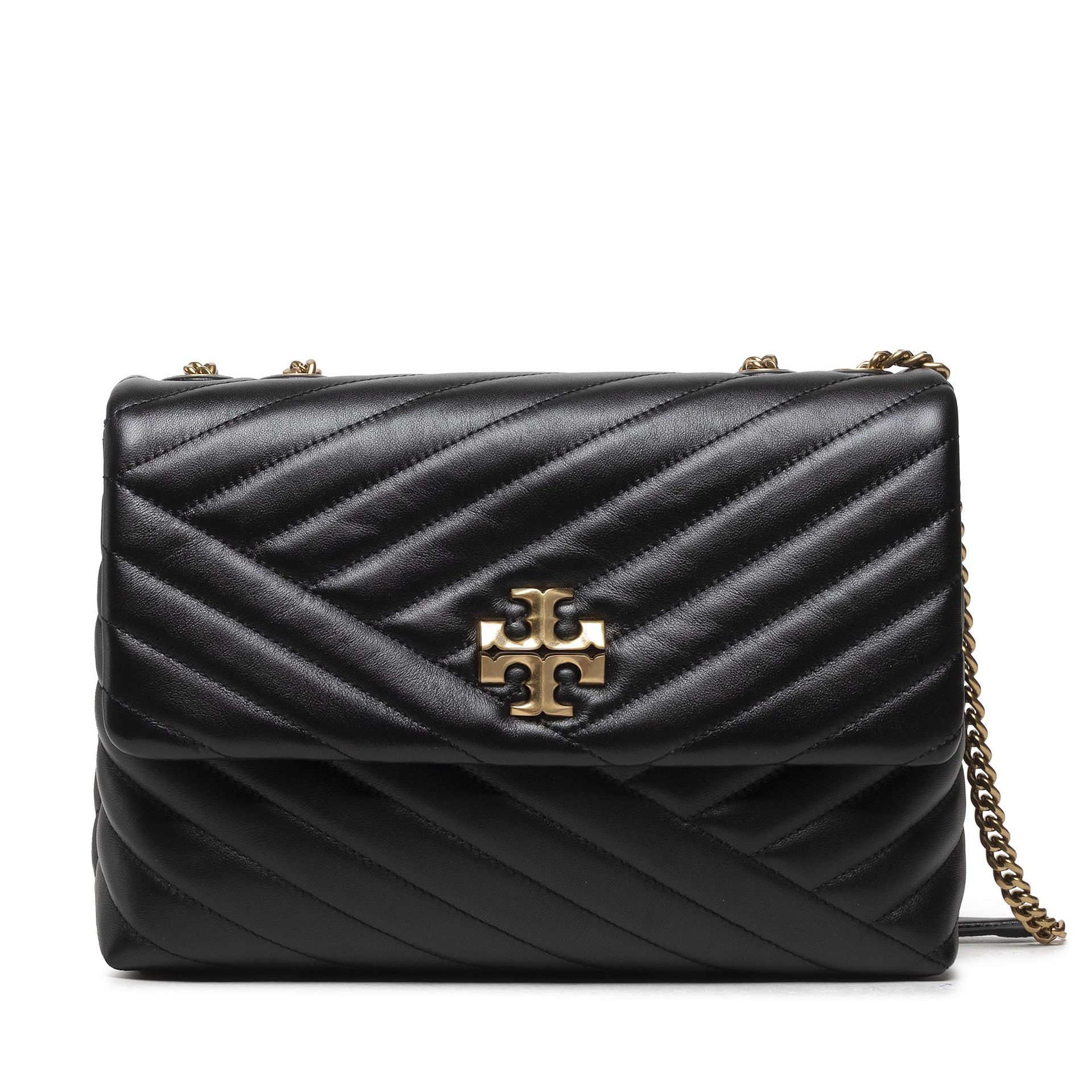 Torebka TORY BURCH - Kira Chevron Convertible Shoulder Bag 90446 Black 001