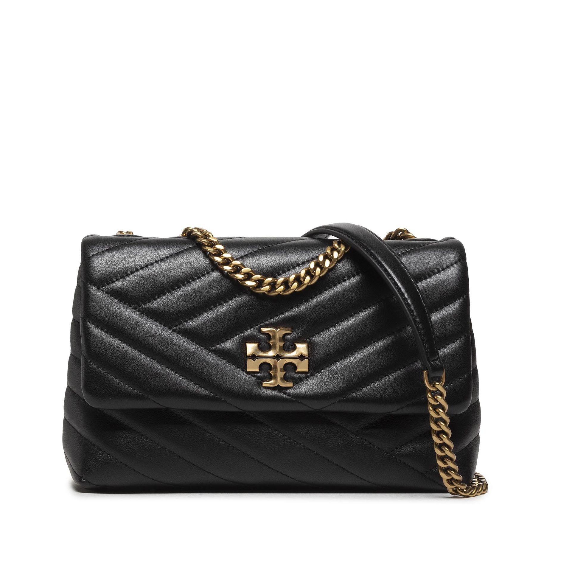 Torebka TORY BURCH - Kira Chevron Small Convertible Shoulder Bag 90452 Black 001