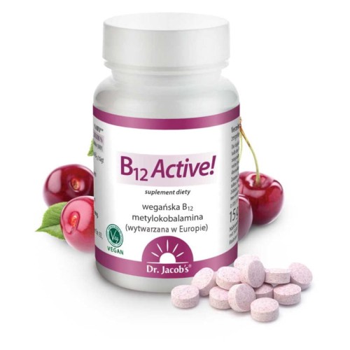Dr. Jacob's Medical GmbH Dr Jacobs B12 Active! 60 tabletek 3602071