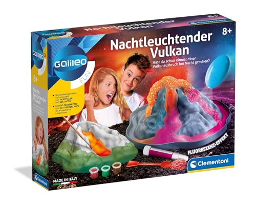 Nachtleuchtender Vulkan (mehrfarbig)