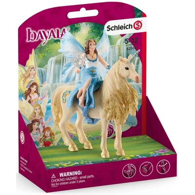 Schleich Eyela na złotym jednorożcu