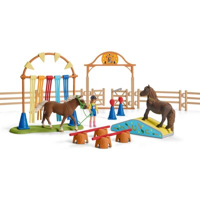Schleich Trening zręcznościowy dla kuców
