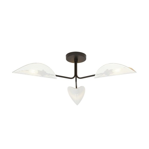 Emibig Gomez lampa sufitowa 3-punktowa biała/złota 1173/3