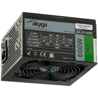 Akyga Zasilacz AK-P3-600 600W Raty AK-P3-600