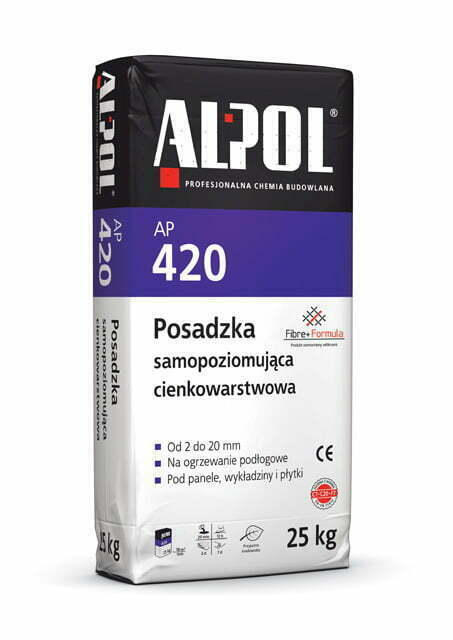 Alpol AP 420 posadzka samopoziomująca cienkowarstwowa 2-20 mm 25 kg