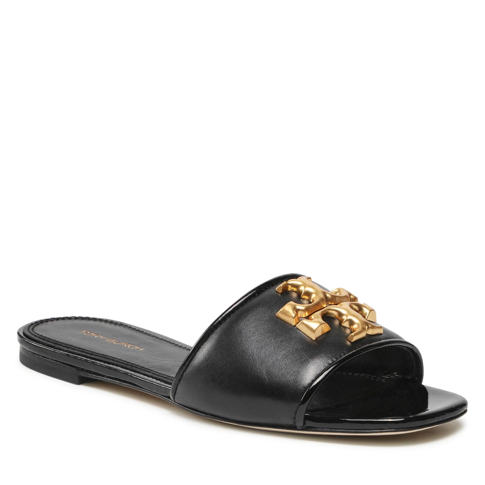 Klapki TORY BURCH - Eleanor Slide 88744 Perfect Black/Perfect Black 004