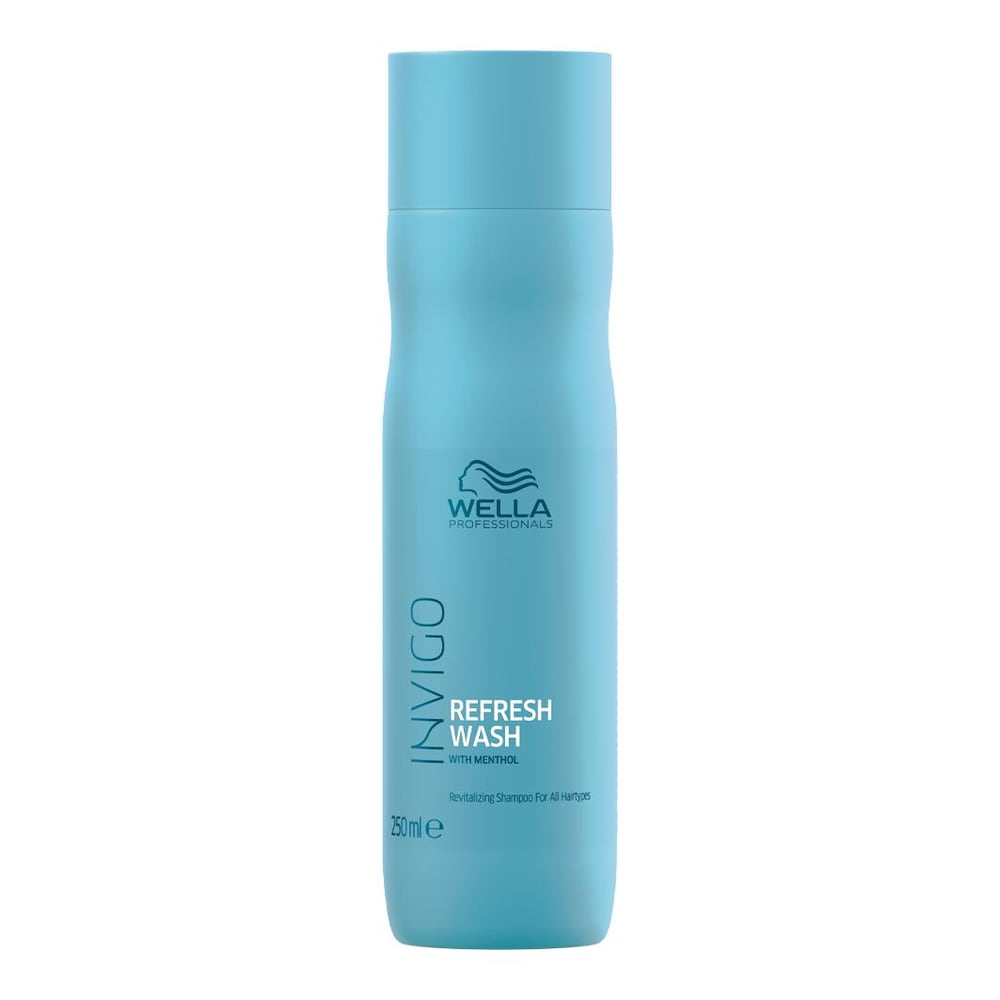 Wella wzmagające Balance Refresh Wash Revitalizing Shampoo 250 ML mentol ani szampon dla wszystkich rodzajów włosów