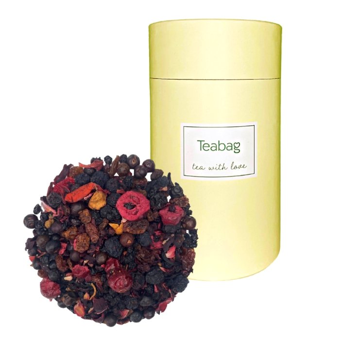 TEABAG Owocowa herbata Teabag Fruit Berry Mix 100g Żółta tuba teabag2-20-uniw