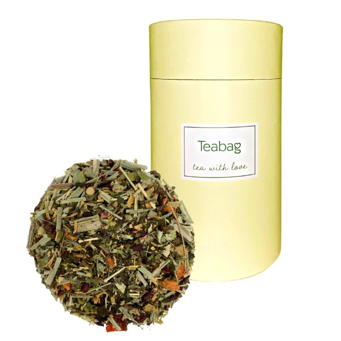 TEABAG Ziołowa herbata Teabag Evening Star 100g Żółta tuba teabag2-21-uniw