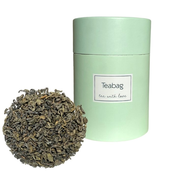 TEABAG Zielona herbata Teabag China Gunpowder 50g Zielona tuba teabag2-2-uniw