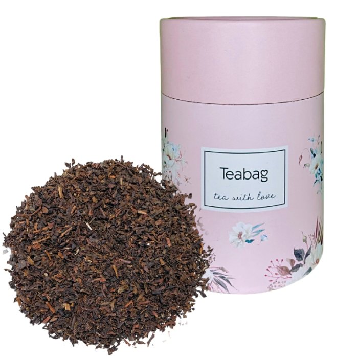 TEABAG Czarna herbata Teabag English Breakfast Tea 50g Różowa tuba teabag2-5-uniw