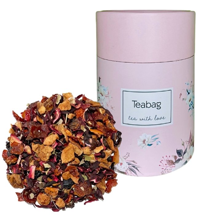 TEABAG Owocowa herbata Wild Berry 50g Różowa tuba teabag2-8-uniw