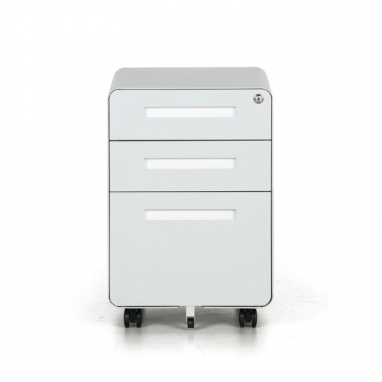 B2B Partner Mobilny kontener pod biurko, 3 szuflady, jasnoszary 908036