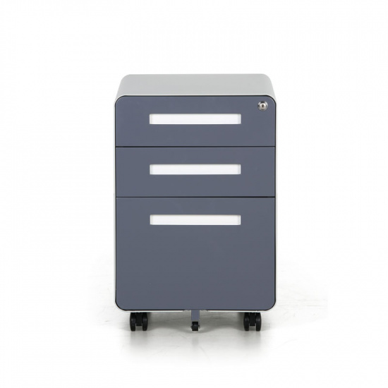 B2B Partner Mobilny kontener pod biurko, 3 szuflady, ciemnoszary 908037
