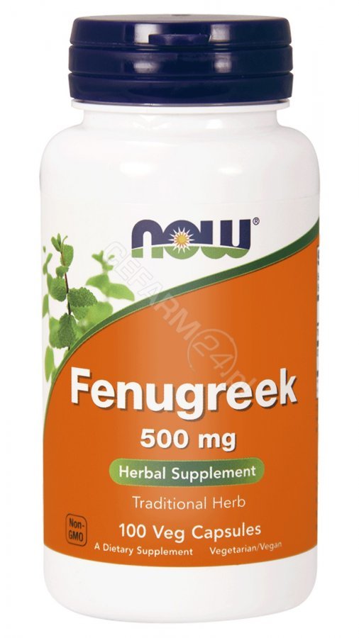 Now Foods Fenugreek Kozieradka 500mg (100 kap) B2C5-27430