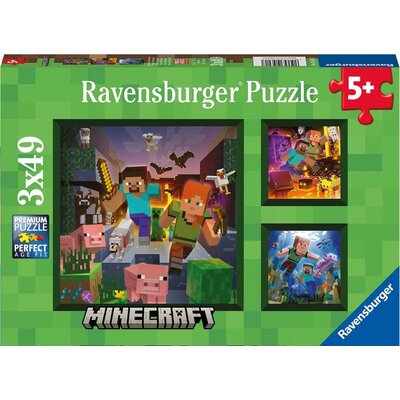 Ravensburger Puzzle Minecraft 5621 147 elementów)