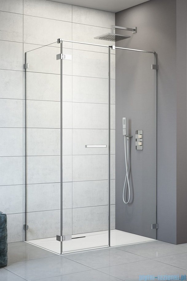 Radaway Arta Kds II kabina 90x75cm prawa szkło przejrzyste 386521-03-01L+1386101-03-01+386108-03-01