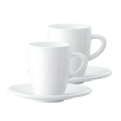 Jura Zestaw porcelanowych filiżanek i spodków do espresso (66497)