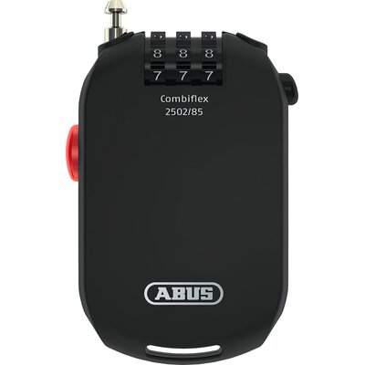 Abus Combi Flex Pro 2502 zapięcie do kabli, Black, 85 cm 725005