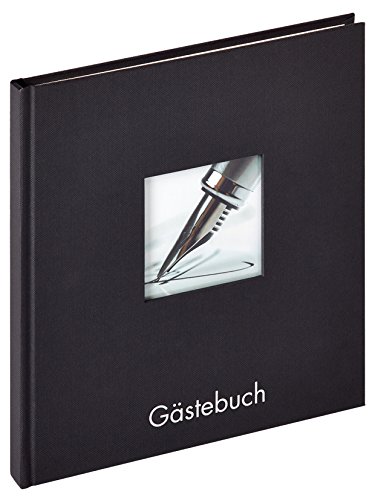 Walther Fun Guestbook black 23x25 72 white Pages GB205B GB-205-B