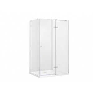 BESCO PPL-109-195B PIXA BLACK NEW kabina prostokątna przejrzyste szkło 100 x 90 x 195 lewa
