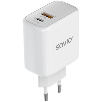 Savio ŁADOWARKA SIECIOWA 30W QUICK CHARGE, POWER DELIVERY 3.0 LA-06