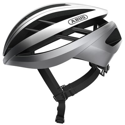 Abus Aventor Kask szosowy, gleam silver M | 54-58cm 2021 Kaski rowerowe 81671