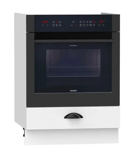 Szafka kuchenna dolna do zabudowy piekarnika biała H0-W95