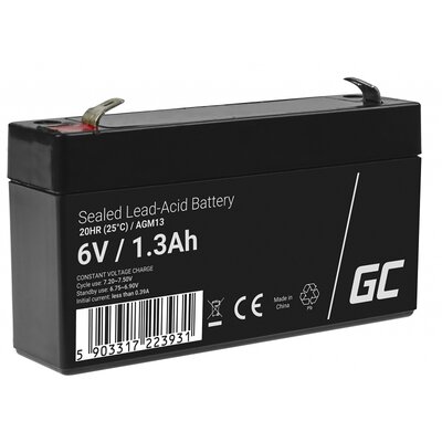 AGM Green Cell Akumulator VRLA Green Cell 6V 1.3Ah AGM13