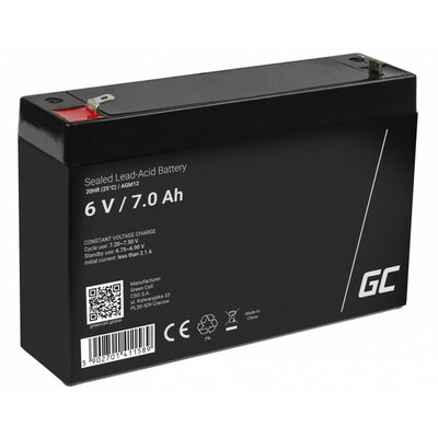 AGM Green Cell Akumulator Green Cell 6V 7Ah AGM12