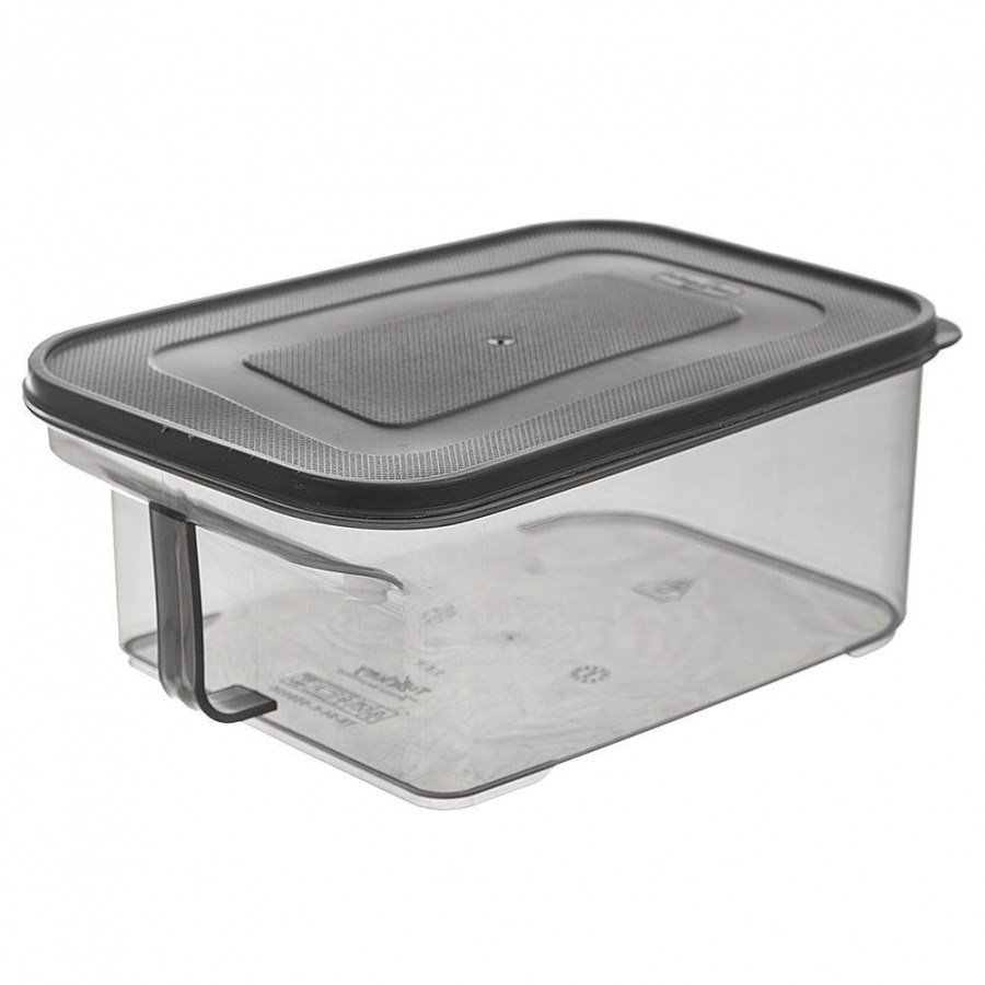 Pojemnik kuchenny z uchwytem pokrywką na produkty sypkie płatki makaron mąkę cukier 2,6 l matrix kod: O-127172