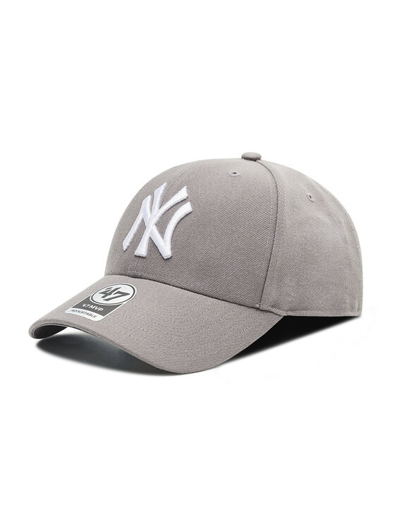 New York 47 Brand Czapka z daszkiem Mlb Yankees B-MVPSP17WBP-DY Szary