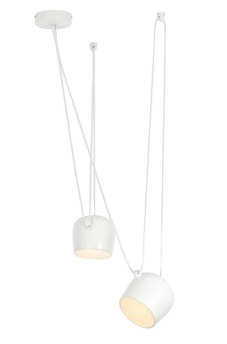 KingHome Lampa wisząca Eye 2 - biała MD20502-A-200.WH.2