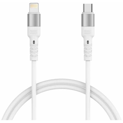 Forever Kabel USB Typ C Lightning Core High Power 1.5m Biały GSM113205